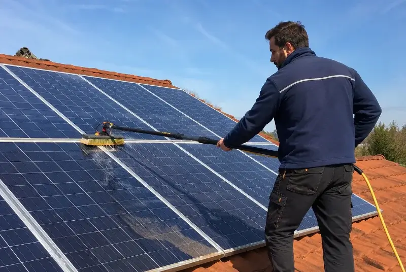 Nettoyage et entretien de panneaux solaires à Gévezé